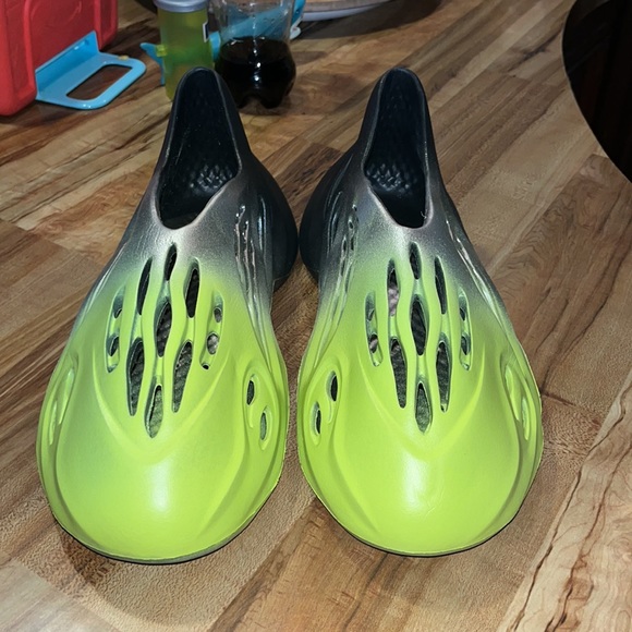 EVA Foam Runner Mx Unbranded  Ombré Lime Onyx Metallic Silver RNNR Clog New Mens - Picture 6 of 15